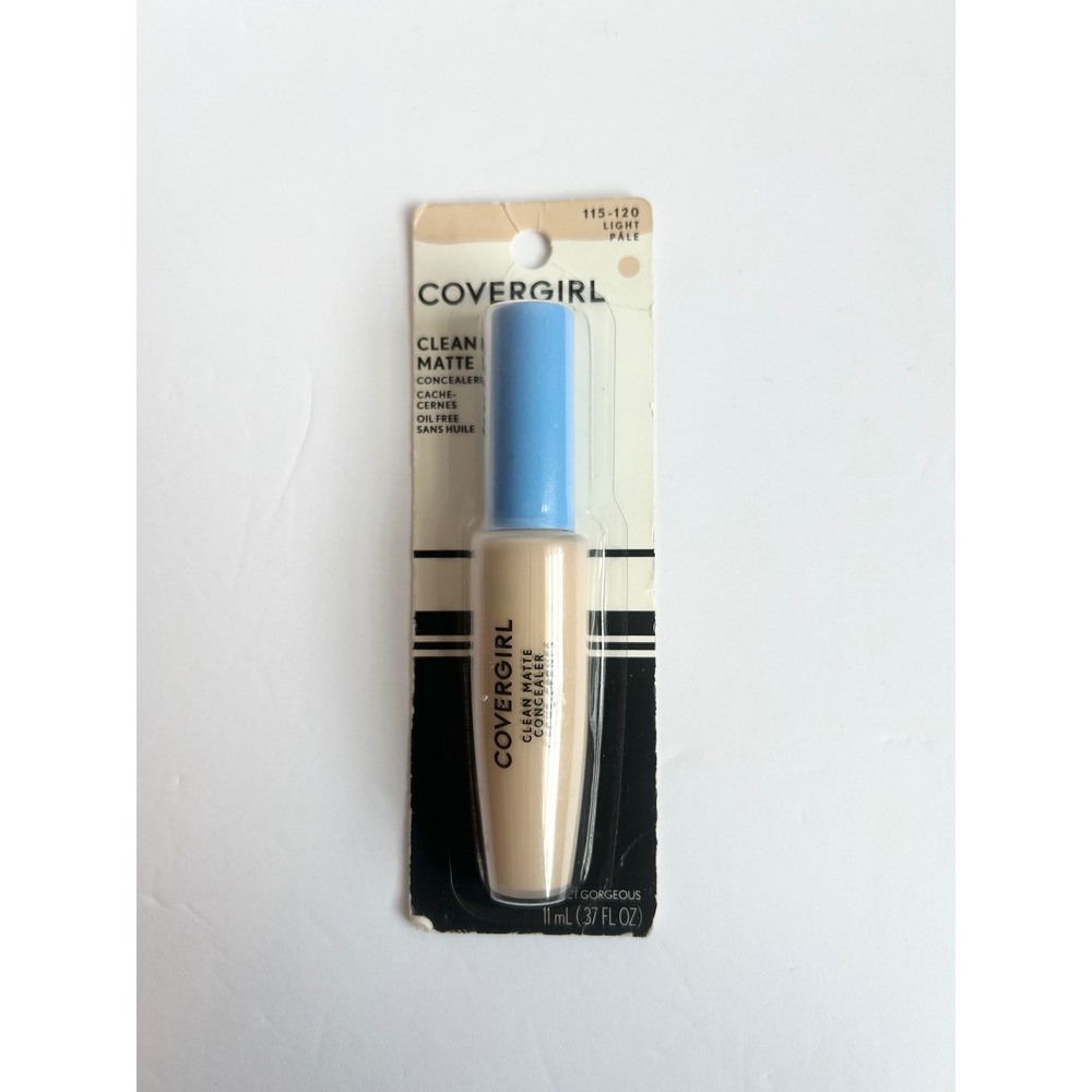 Covergirl Clean Matte Concealer 115-120 Light Pale Oil Free 11ml 0.37 fl oz New